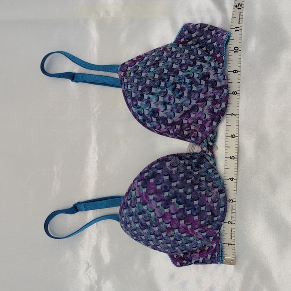 Turquoise Padded Bra, 34A, By On Gossamer, Intimates, Bralette - Picture 9 of 10